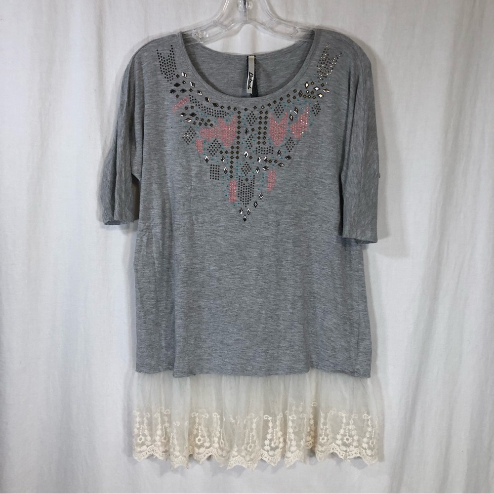 Petrol Tunic Top Sz Sm